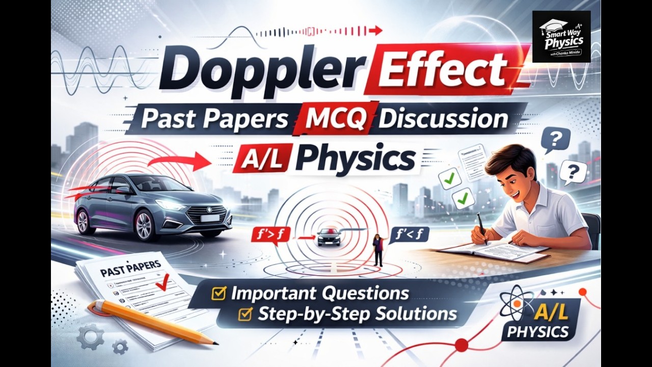 Doppler Effect (ඩොප්ලර් ආචරණය) A/L Past Paper MCQ Discussion