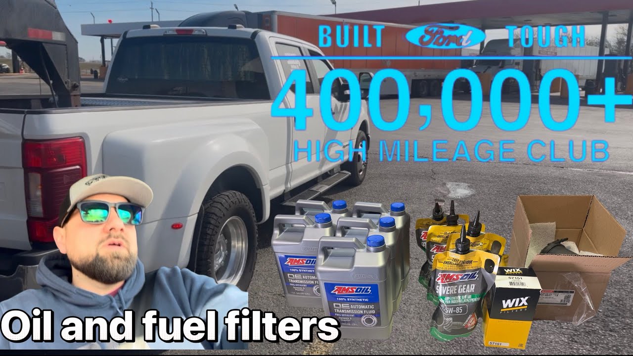 Ford super duty powerstroke 400k miles maintenance Amsoil oil. #ford #superduty #powerstroke #amsoil