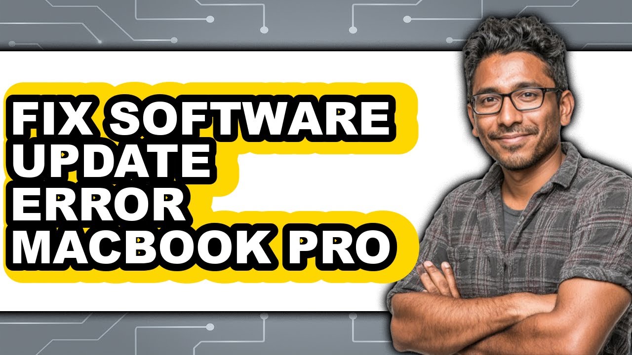 How to Fix Software Update Error Macbook Pro (easy Method) - YouTube
