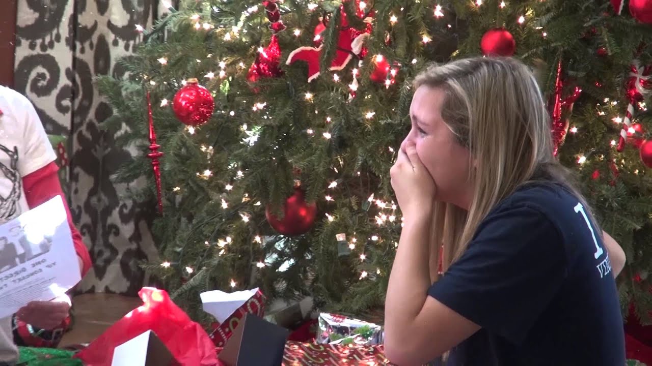 Ashlee Opens One Direction (1D) Tickets Christmas Present 2014