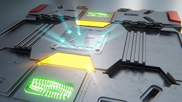 Blender live create an advanced Sci-fi scene part 3