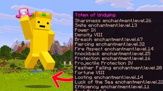 Minecraft but Jumping Enchants Items