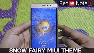 Snow Fairy MiUi Animated Theme | Redimi Note 3 Best Themes screenshot 2