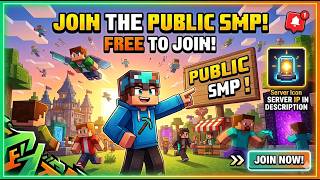Top Public SMP Server for Minecraft 1.21■Java+PE|Cracked | Always Online ⛏️🌍