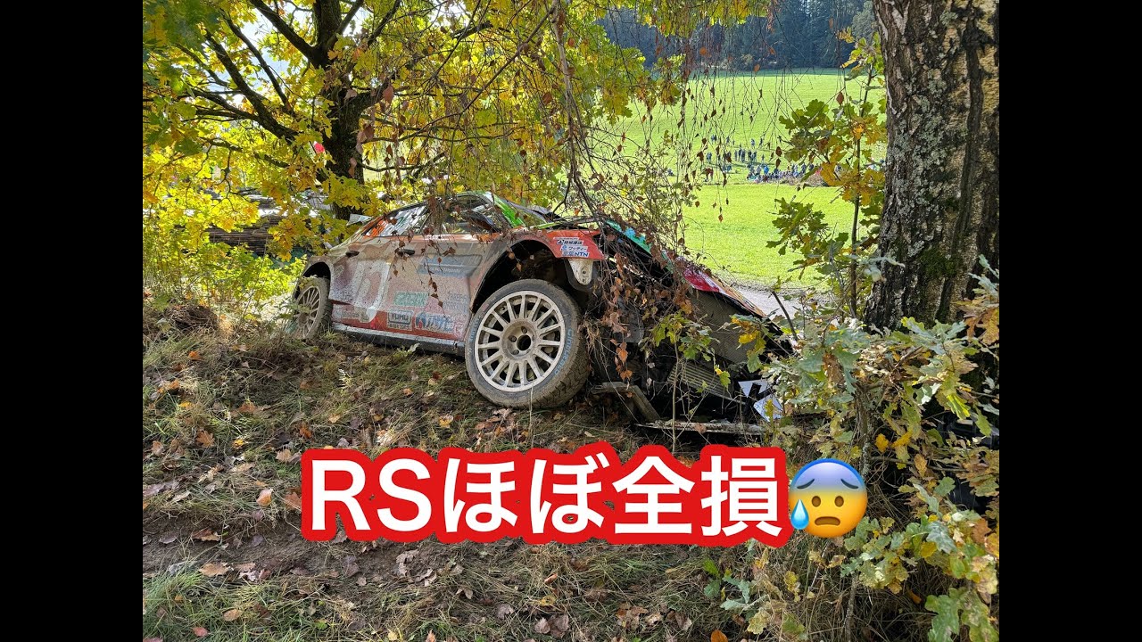 やっちゃいました！FabiaRS crashing　新型ファビアRSラリー2　オサムちゃんねる