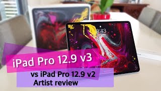 New 2018 iPad Pro 12.9 vs 2017 iPad Pro 12.9 Apple Pencil An Artist’s Review