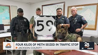 Deputies seize 'four kilos' of meth in traffic stop bust
