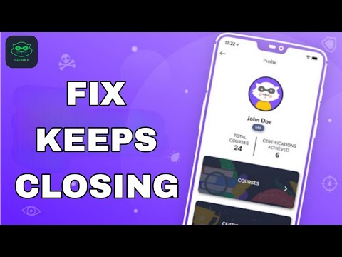 How To Fix And Solve Keeps Closing On Learn Ethical Hacking App | Easy ...