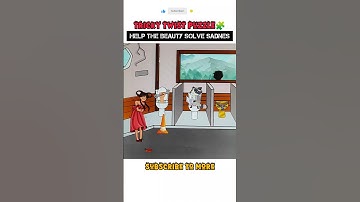 Help the Beauty Solve Sadness 😲 | Tricky Twist puzzle🧩 #shorts