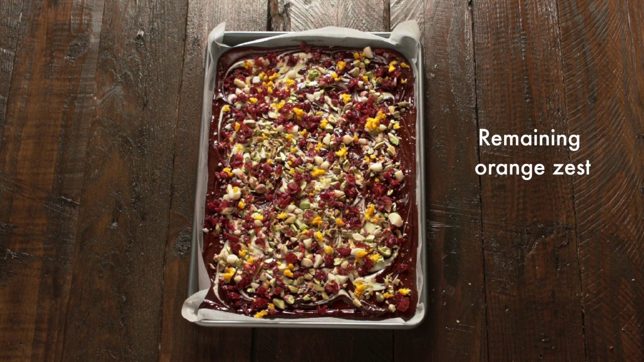 Christmas Recipes from Lidl - Festive Chocolate Bark