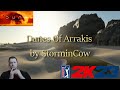 Tyring to avoid the Sandworms at Dunes of Arrakis - Fantasy Course Playthrough in PGA Tour 2K23