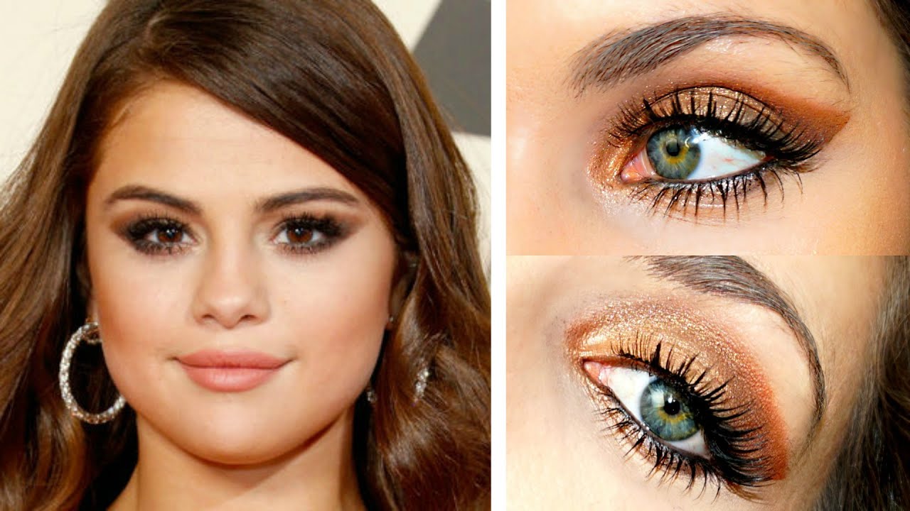 Selena Gomez 2016 Grammy Awards Makeup Tutorial Easy Dark Smokey