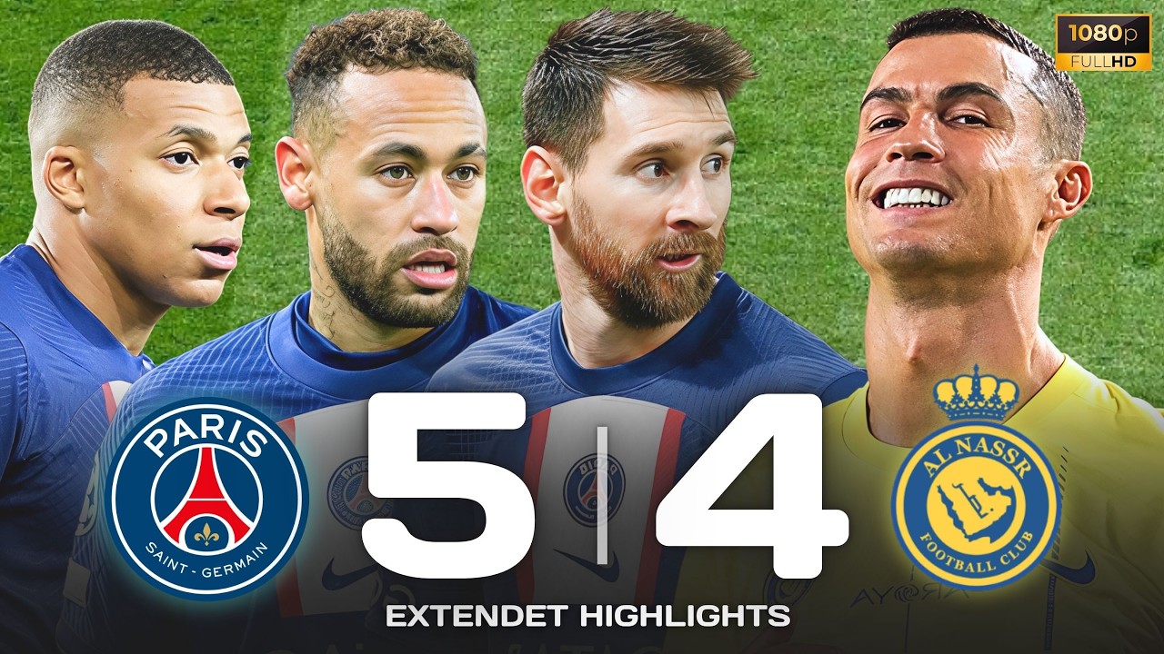 Messi, Neymar, Mbappe VS Ronaldo