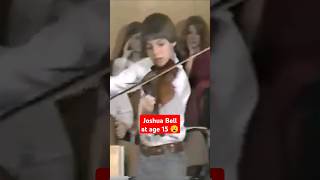 15-year-old Joshua Bell playing Tchaikovsky 😲 #violin