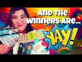 Giveaway WINNERS announced! | Congrats to all!