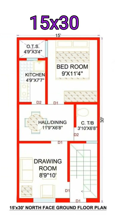 Download lagu 15 x 30 house plan, 15by30 ghar ka naksha, 2bhk ghar ka sunder naksha, vastu,#homedesign #homeplan