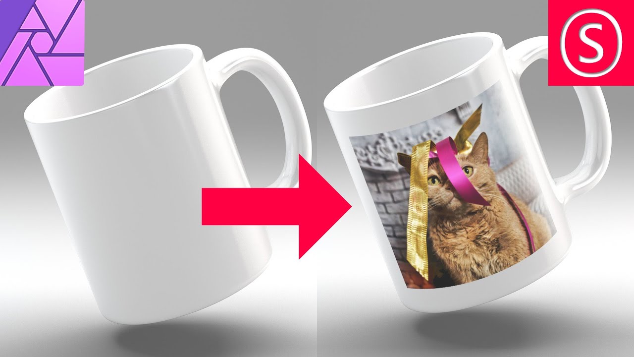 Put any Image on a round Surface  – Affinity Photo Tutorial