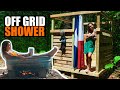 Tiny House OFF GRID Shower / River Hot Tub - Self Reliance - Alternative Living