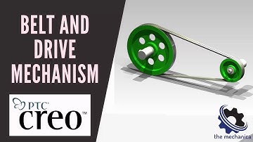 How to make Belt and Drive Mechanism in Creo 3.0 | Creo Beginner Tutorial 2021