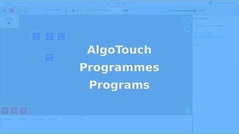 Tutoriel AlgoTouch : les programmes