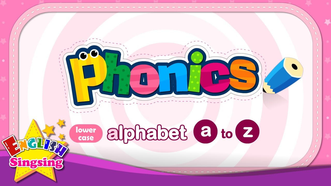 Phonics Alphabet - Letter A To Z - Lower Case (Small Letter) | Learn  English For Kids - Youtube