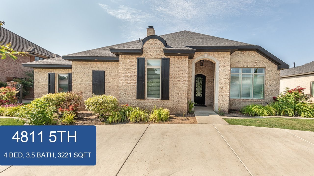 Home For Sale 4811 5th St, Lubbock, TX 79416 YouTube