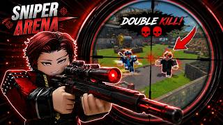 I Got a DOUBLE KILL With One Shot 😳 | Roblox Sniper Arena
