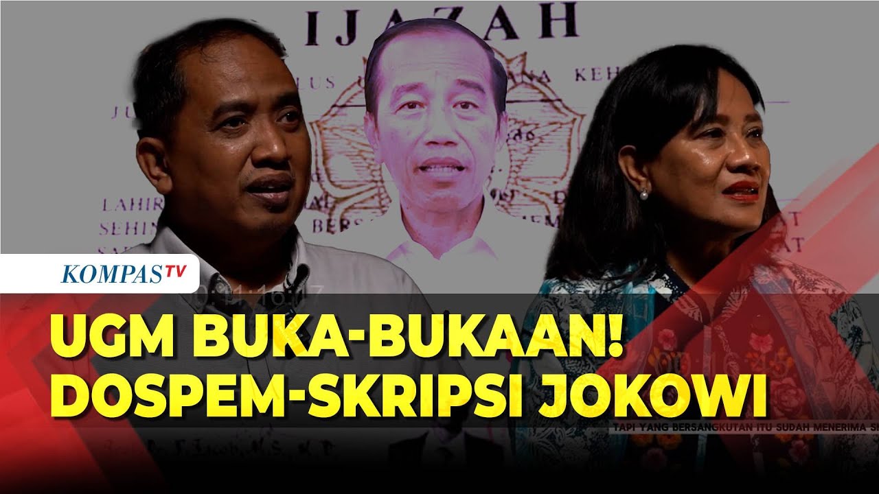UGM Buka-bukaan! Bicara Dosen Pembimbing hingga Lembar Pengesahan Skripsi Jokowi