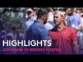 Jon Rahm vs Brooks Koepka Highlights | 2022 WGC-Dell Technologies Match Play