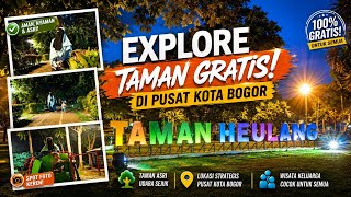 Explore the free park in downtown Bogor | Heulang Park Bogor at night