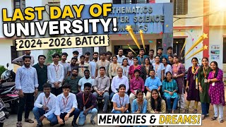 Last Day of University Vlog ! 2024-2026 Batch! MCA! Logout 2026!last date! Memories! Rupa's vlogs!