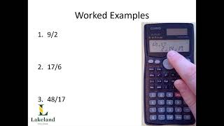 Preparatory Topics for Power Engineering, Chapter 3, Fractions, Decimals & Percentages, Objective 1
