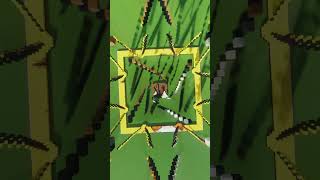 Satisfying pixel art in minecraft ! Anime #shorts #gaming #minecraft
