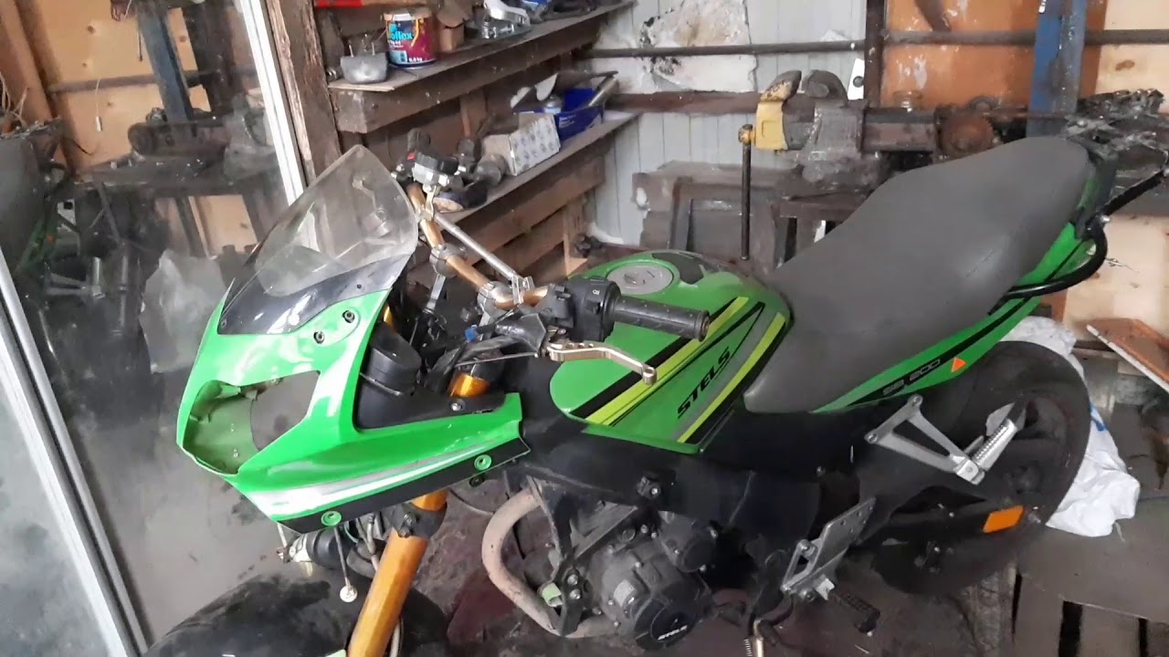 турэндуро из китайского мотоцикла(стелс sb 200)