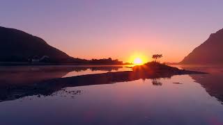 Where can you see the sun at midnight?