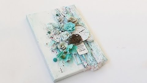Mixed media canvas tutorial
