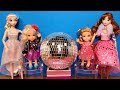 2021 New year's party ! Elsa and Anna toddlers celebrate - Barbie - dance - sing