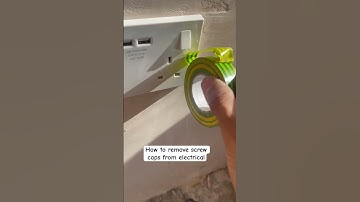 How to Remove Screw Caps From Electrical #diy #youtubeshorts #shorts #tips #trending #ytshort #work