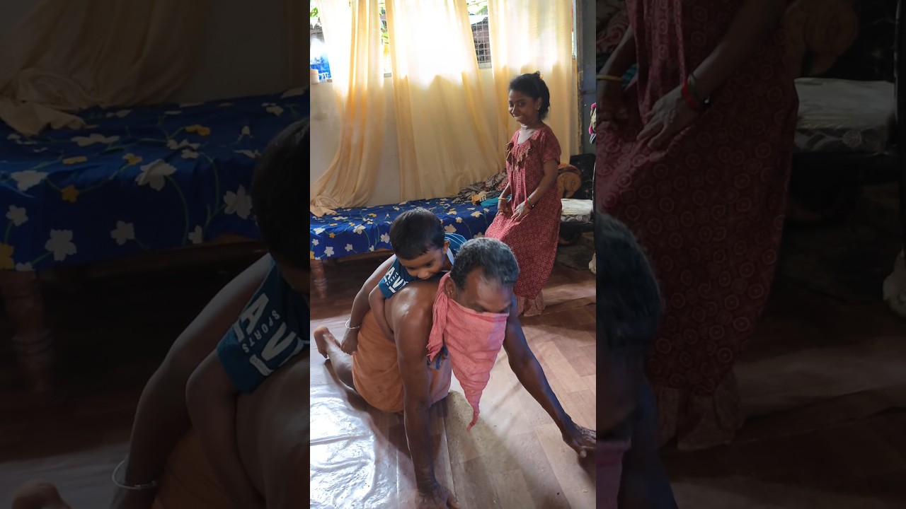 ഗബ്രൂട്ടൻ അങ്ങനെ ആന പുറത്ത് കയറി 😁 #dorabujicutefamily #family #love #familyvlog