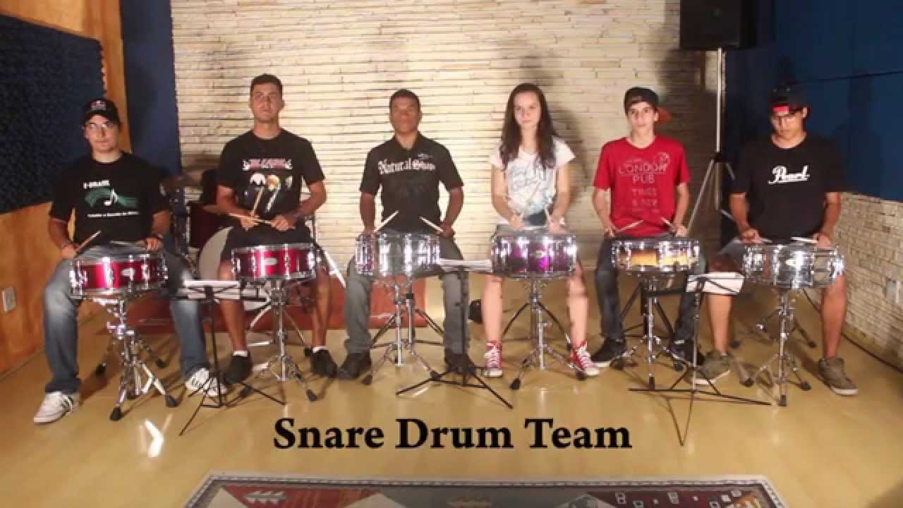 SNARE DRUM TEAM Escola de Música EBrasil YouTube