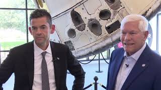 NASA Director Jared Isaacman and Congressman Pete Sessions speak with KWTX Reporter Abbey Ferguson