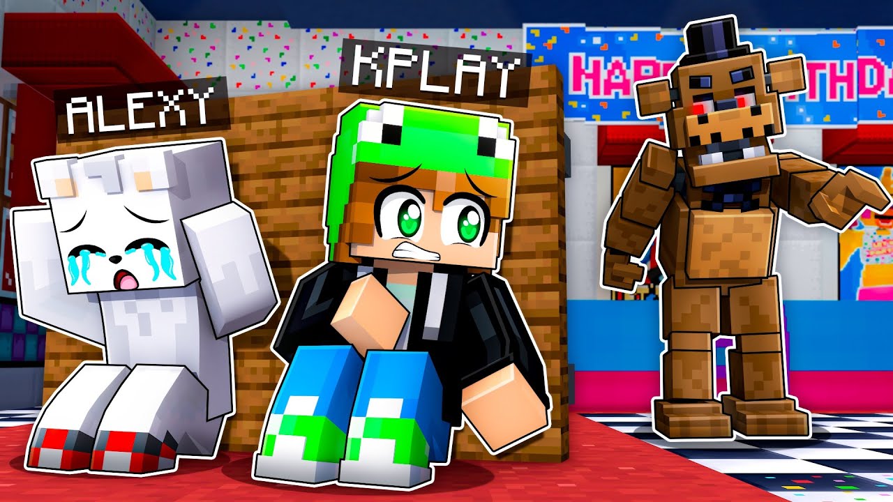 ¡IMPOSIBLE ESCONDERSE de los ANIMATRONICOS en MINECRAFT! 😰🔪 ESCONDITE de FNAF con RAMCORE y ALEXY