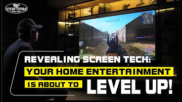 Next-Gen Screen Technology: #VIVIDSTORM S PRO Takes Home Theater to a New Level #gamescreen