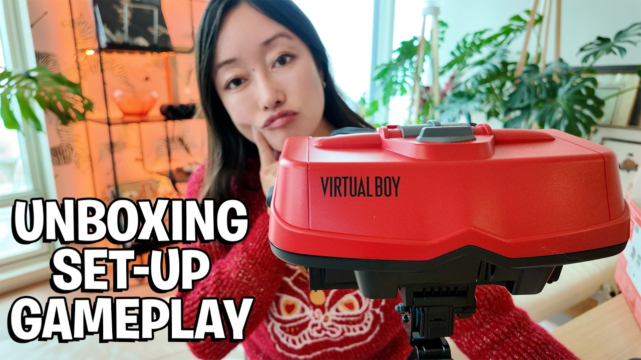 Virtual Boy Unboxing, Set-up and Switch 2 Gameplay