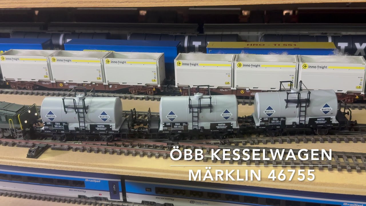 ÖBB Kesselwagen - Märklin 46755 - Neuheit 2023 UHD/4K - YouTube
