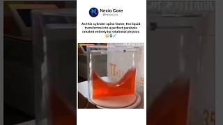 Why Spinning Liquid Creates This Impossible Shape 😳🌀