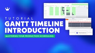 Famous An Introduction to GANTT Timeline Basics - Production Scheduling with AI Wealth