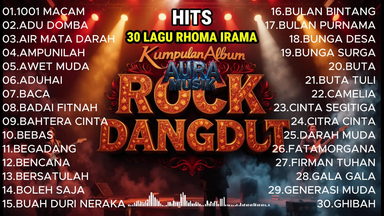 30 LAGU POPULER ROCK DANGDUT RHOMA IRAMA 2025 || COVER ROCK VERSION