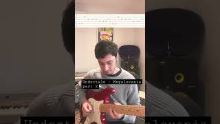 Undertale - Megalovania part 2 guitar lesson