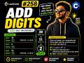 LeetCode 258 - Add Digits | C++ Solution | Digital Root Formula O(1)